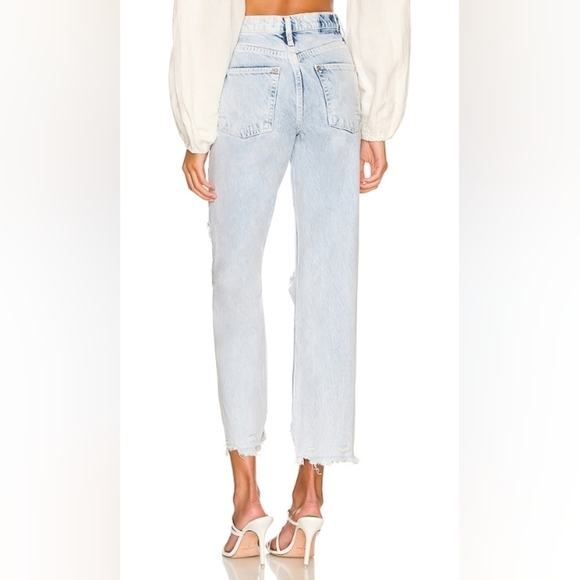 NWT Free People Tapered Baggy Boyfriend in Purple Rock - Picture 3 of 5